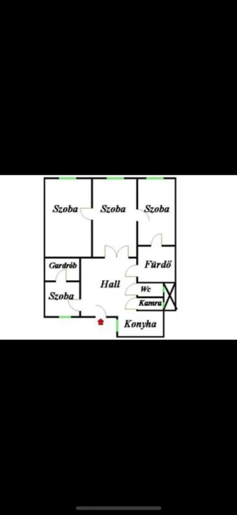 Spacious 4 Room Apartment for Rent in Damjanich street