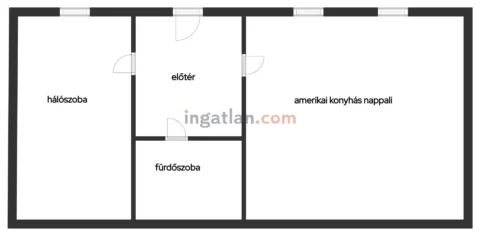 Furnished one-bedroom for SALE next to Wesselényi street