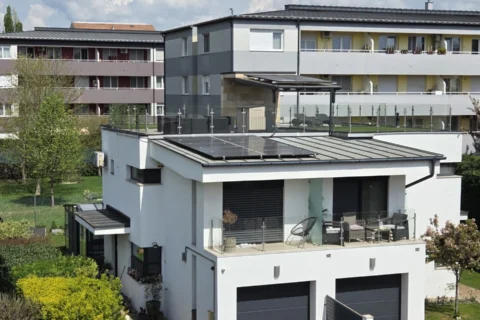 Luxus duplex ikerházfél tetőterasszal Szent-Imre kertvárosban