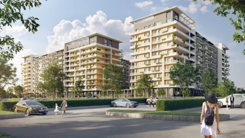 Newly built one-bedroom for PRE-SALE in Woodland Residence, Budapest