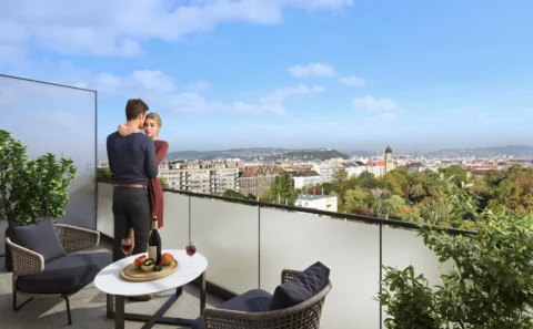 Newly built one-bedroom for PRE-SALE in Woodland Residence, Budapest