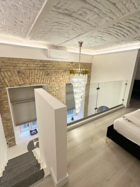 Elegantly Renovated, Stylish Loft Apartment with gallery for Sale in the Heart of Budapest