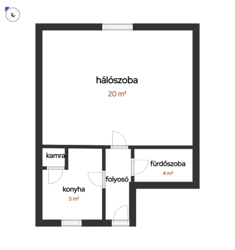 Cozy studio for sale in the popular district XIII.