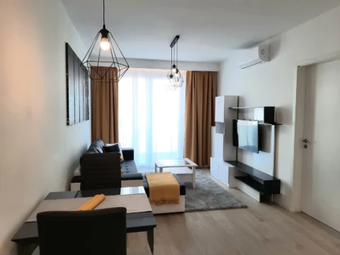 Newly Built One-bedroom Apartment for Rent in Corvin Grand with Balcony