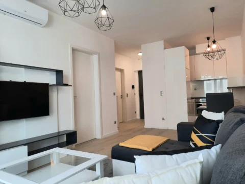 Newly Built One-bedroom Apartment for Rent in Corvin Grand with Balcony