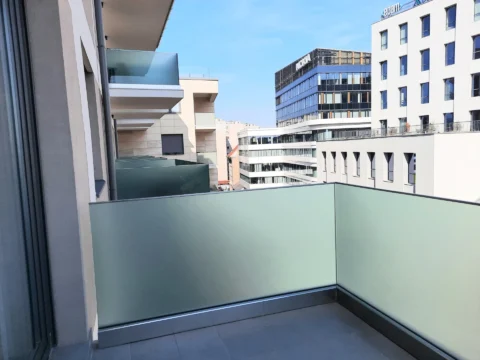 Newly Built One-bedroom Apartment for Rent in Corvin Grand with Balcony