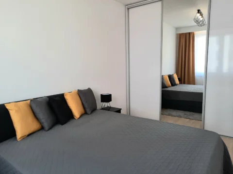 Newly Built One-bedroom Apartment for Rent in Corvin Grand with Balcony