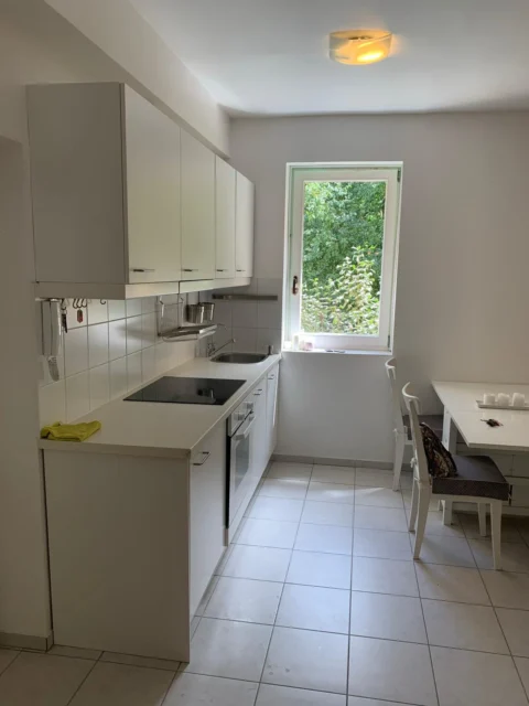 Quiet One-bedroom Apartment for Rent with Garden View and Balcony in Buda