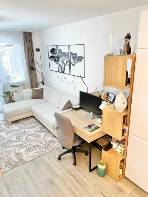 Newly Built One-bedroom Apartment for Rent in Corvin Grand with Balcony