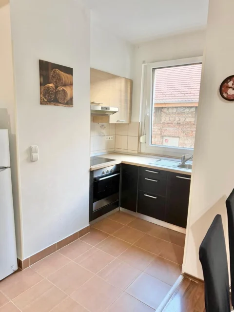 Newly Built One-bedroom Apartment for Rent near Corvin Promeande with Balcony in Nagy Templom street Premier House