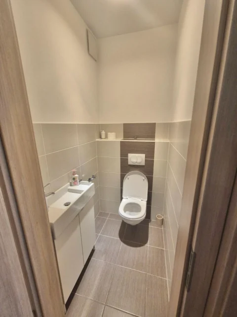 Newly Built One-bedroom Apartment for Rent in Corvin Atrium building with  Balcony