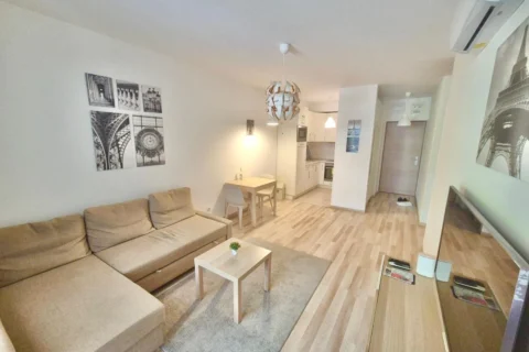 Newly Built One-bedroom Apartment for Rent in Corvin Atrium building with  Balcony
