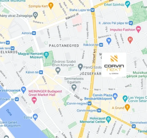 Newly Built Two-bedroom Apartment for Rent in Futó street – CORVIN NEXT with Balcony