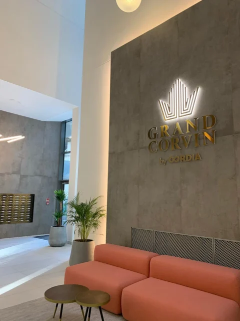 Stylish 2 Bedroom Apartment for Rent in CORVIN Promeande – at GRAND building- close to SEMMELWEIS University