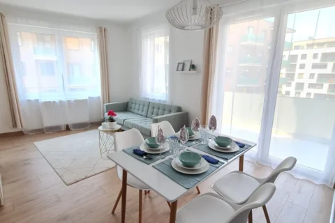 Stylish 2 Bedroom Apartment for Rent in CORVIN Promeande – at GRAND building- close to SEMMELWEIS University