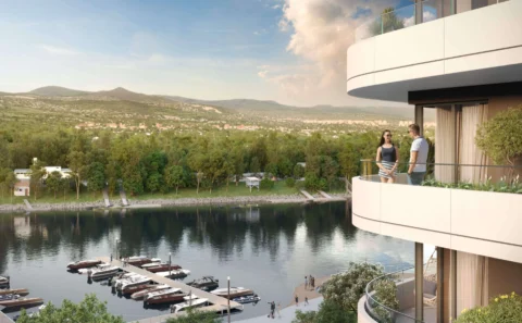 Newly built 2-bedrom with panoramic view for sale in Marina City1 Tower